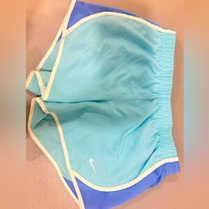Girls Blue Nike shorts
